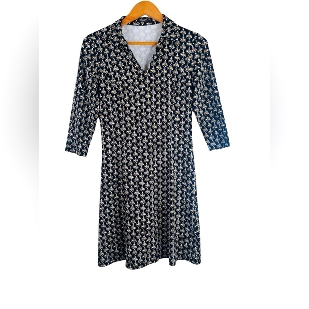 J. McLaughlin Catalina Cloth Shift V Neck Dress Size XS